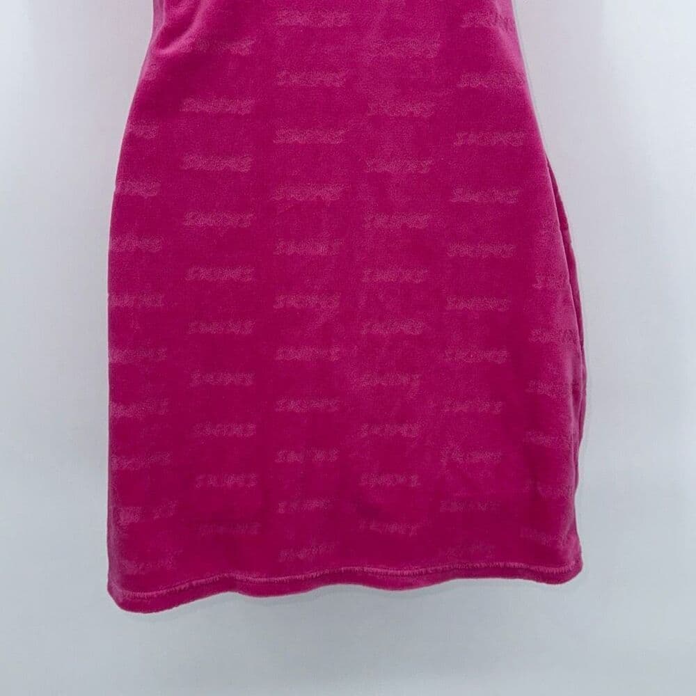 Skims Terry Cloth Pink‎ Spell Out Dress Sz S - Thumbnail 6