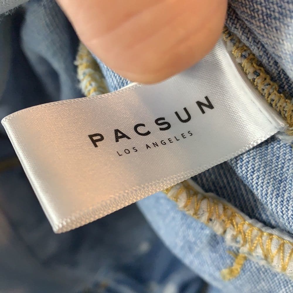 Pac Sun Denim‎ Heart Jacket Sz Small - Thumbnail 6