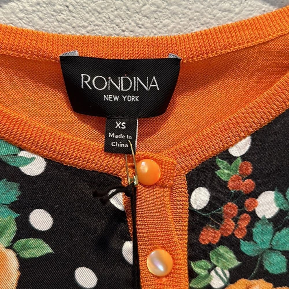 Rondina New York Cardigan‎ Sz XS NWT - Thumbnail 4