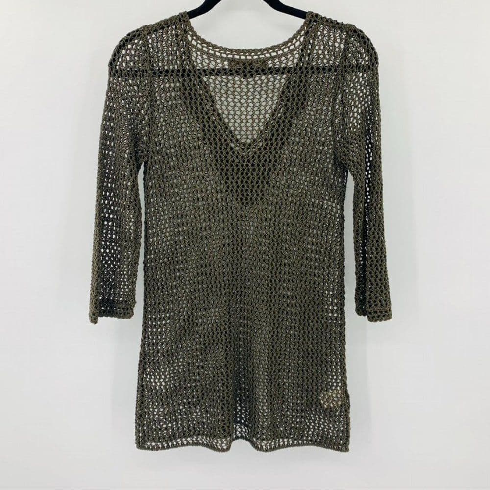 Tommy‎ Bahama Knit Mesh Top Sz XS - Thumbnail 4