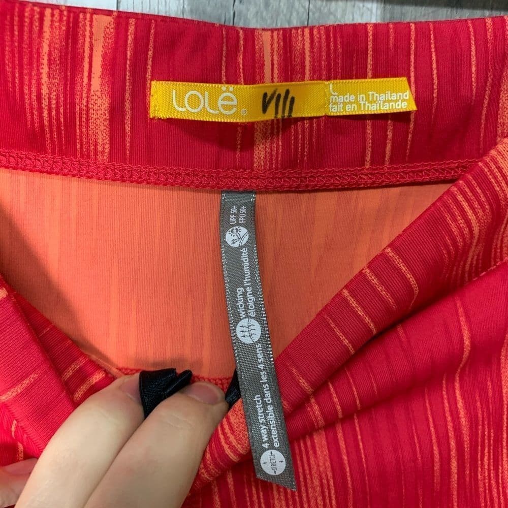Lole Workout Legging Size Large Pink Vented‎ - Thumbnail 7