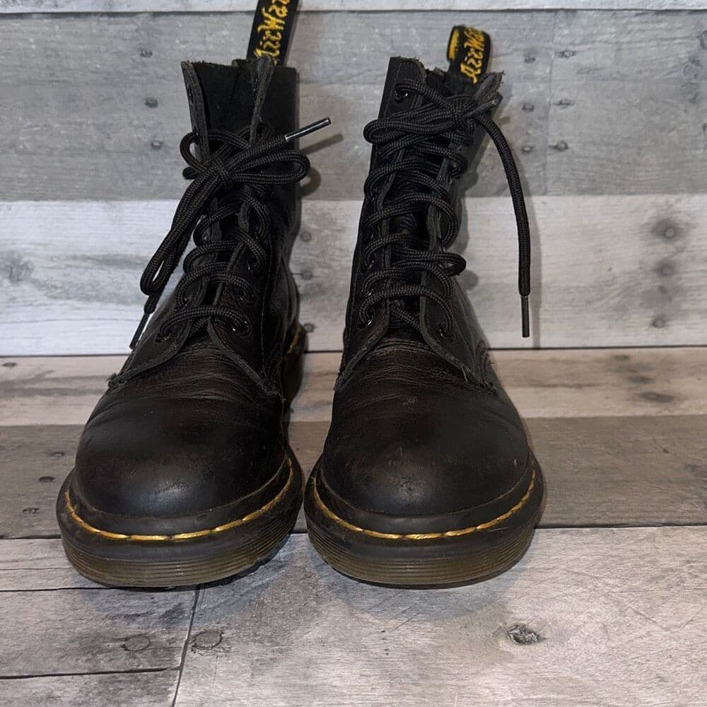 Dr. Martens Black Boots Sz US L 5‎ - Thumbnail 2