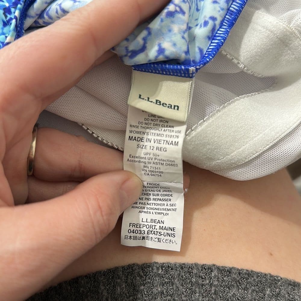 L.L. Bean‎ One Piece Swimsuit Size 12 Reg - Thumbnail 6