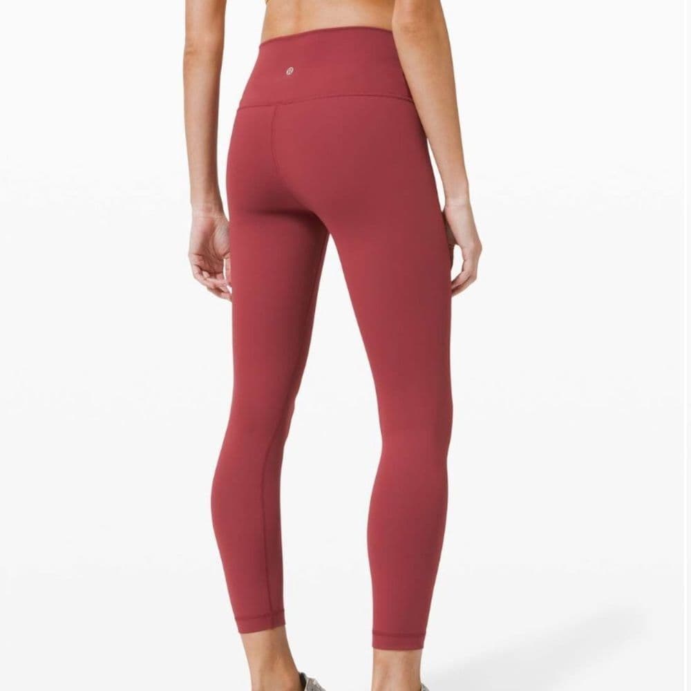 Lululemon Wunder‎ Under High Rise Tight 25” *Full On Luxtreme in Chianti Sz 10 - Thumbnail 6