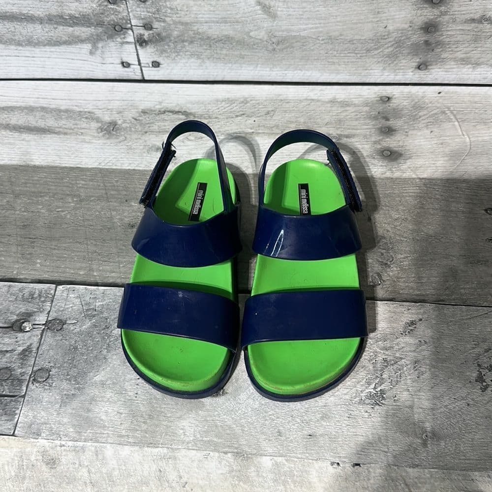 Mini Melissa Strappy Sandals Girls‎ Sz 10 - Thumbnail 2