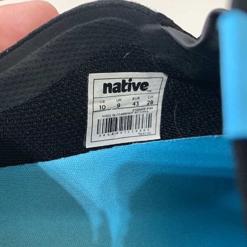 Native Sneakers Black w/‎ Embroidered Dots Sz 10 - Thumbnail 8