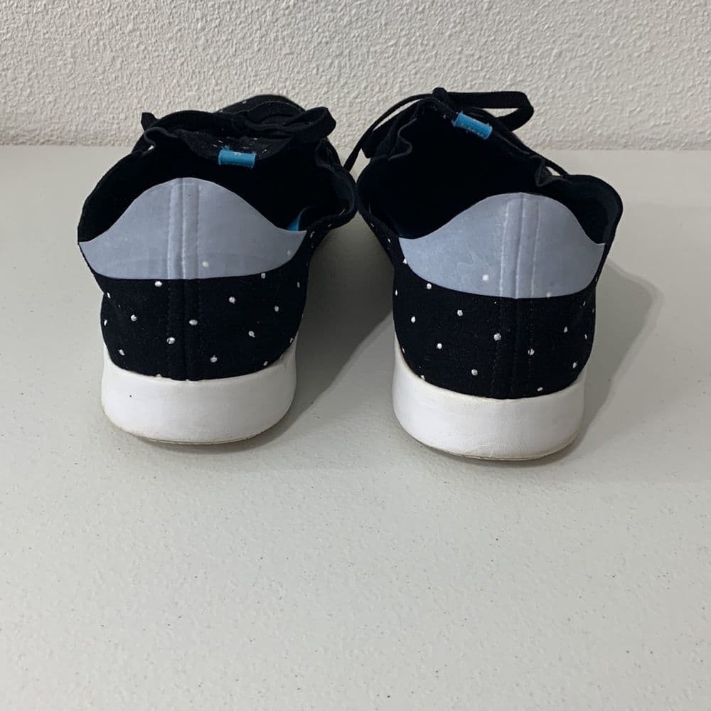 Native Sneakers Black w/‎ Embroidered Dots Sz 10 - Thumbnail 4
