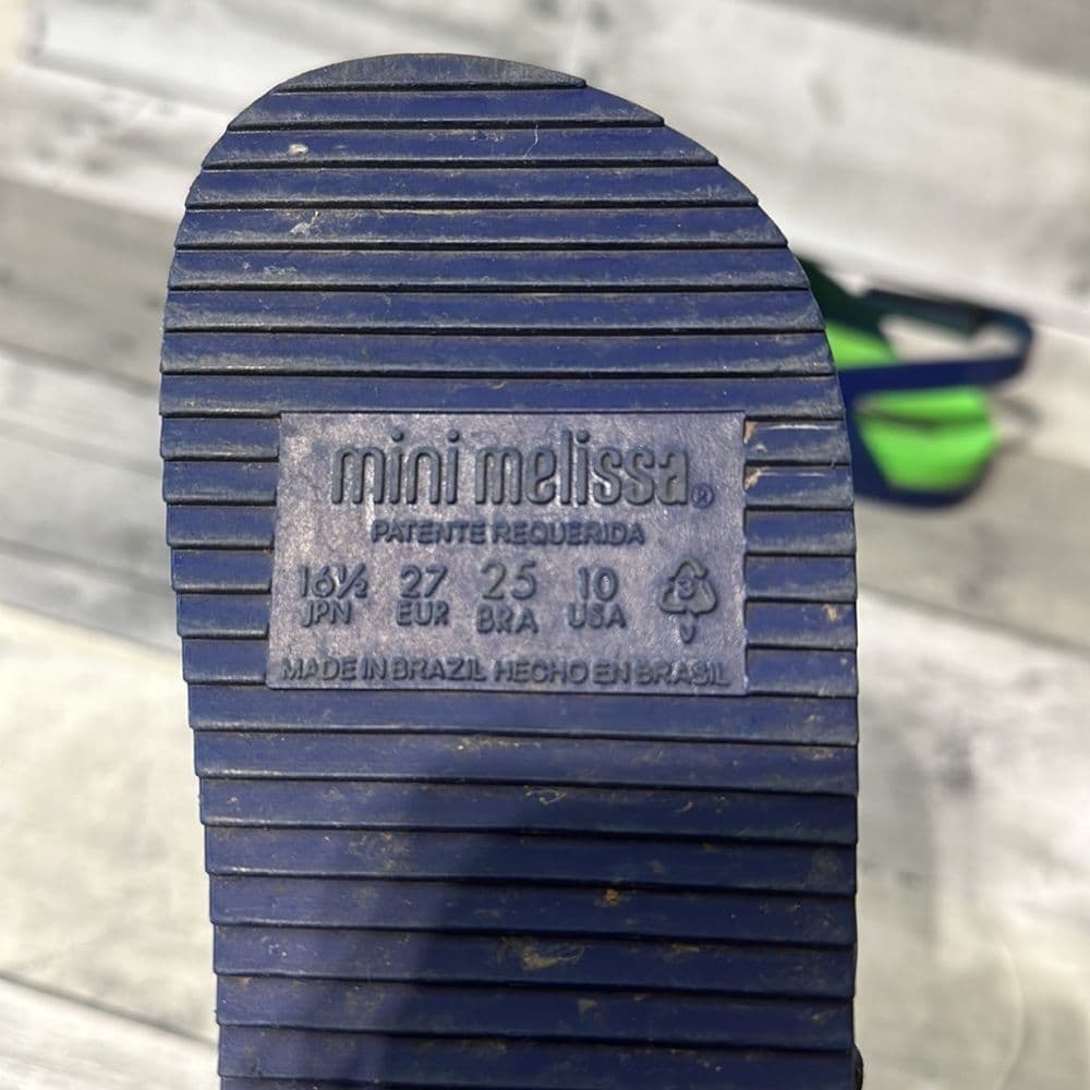 Mini Melissa Strappy Sandals Girls‎ Sz 10 - Thumbnail 7