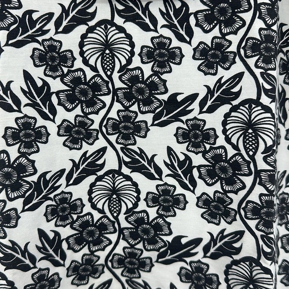 Kate Quinn Basic Tee Black Floral Sz‎ 5Y NWT - Thumbnail 4