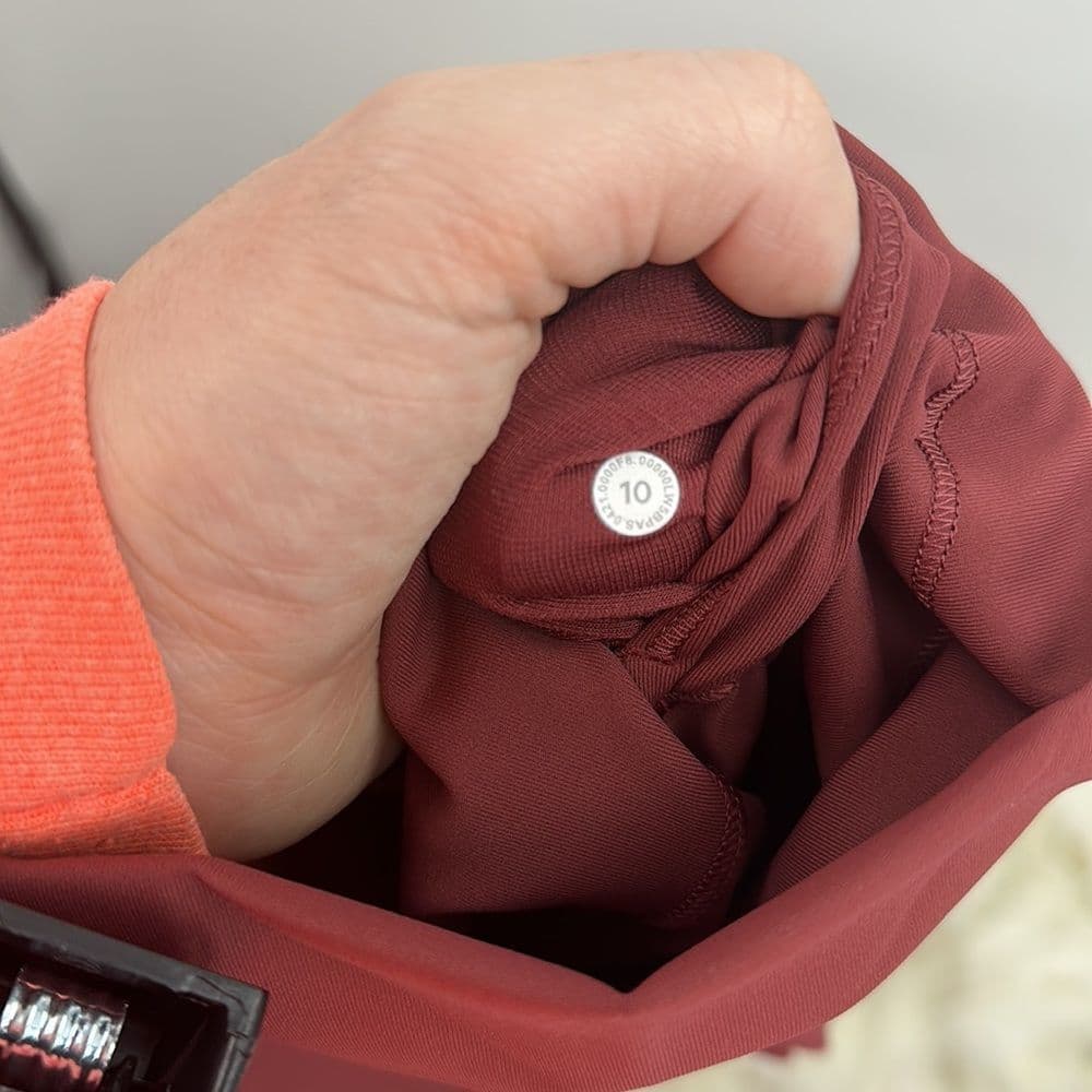 Lululemon Wunder‎ Under High Rise Tight 25” *Full On Luxtreme in Chianti Sz 10 - Thumbnail 5