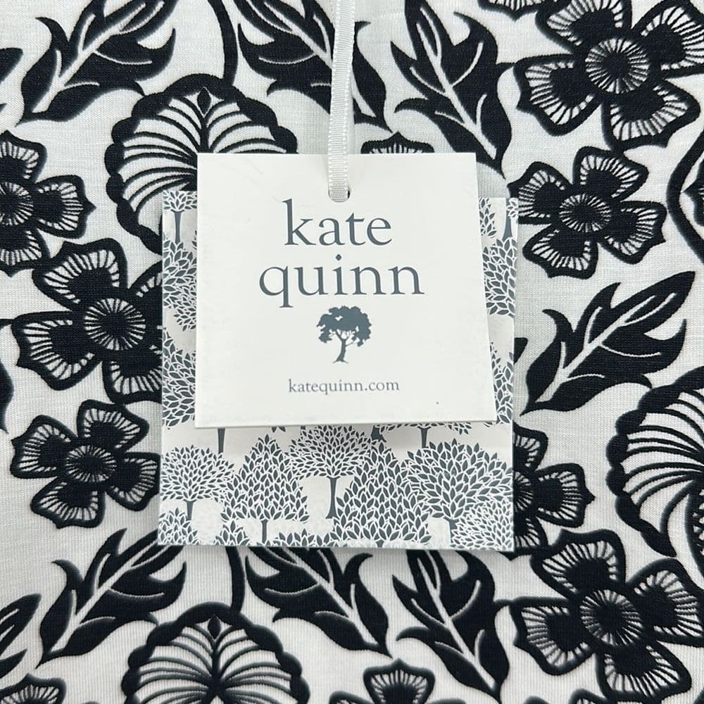 Kate Quinn Basic Tee Black Floral Sz‎ 5Y NWT - Thumbnail 3