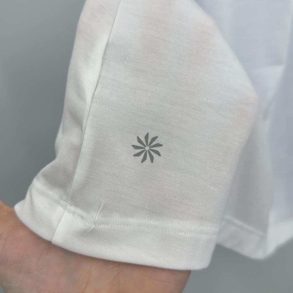Athleta White Tank with Twist Detail‎ Sz M - Thumbnail 5