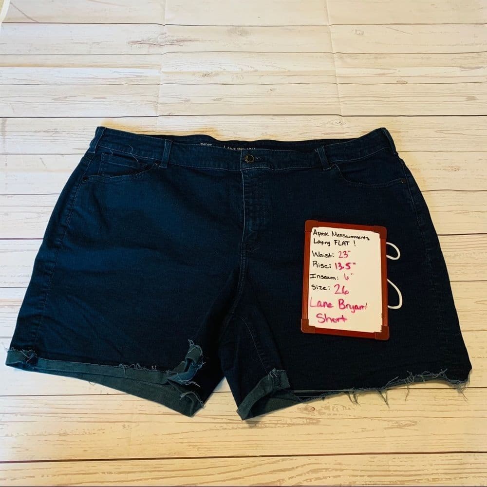 Lane Bryant Jean Shorts Sz 26‎ - Thumbnail 5
