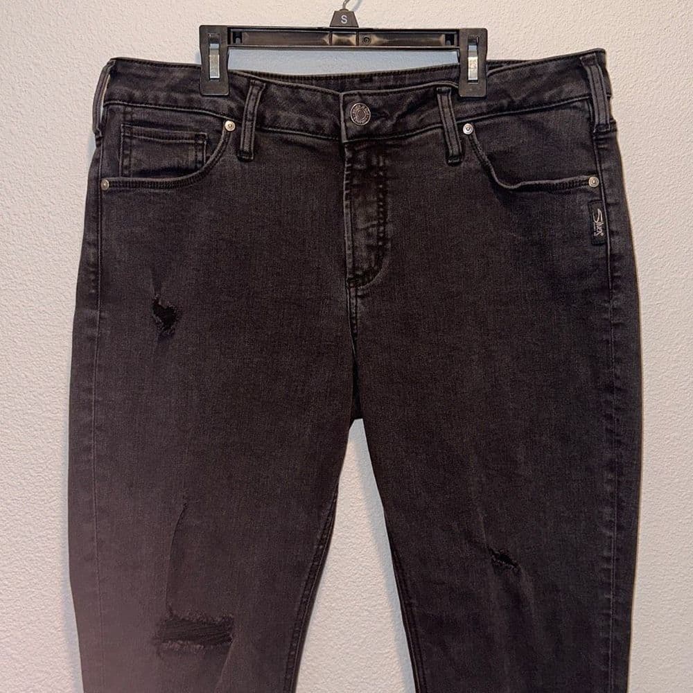 Silver Jeans‎ Avery Skinny Crop W33/L25 - Thumbnail 2