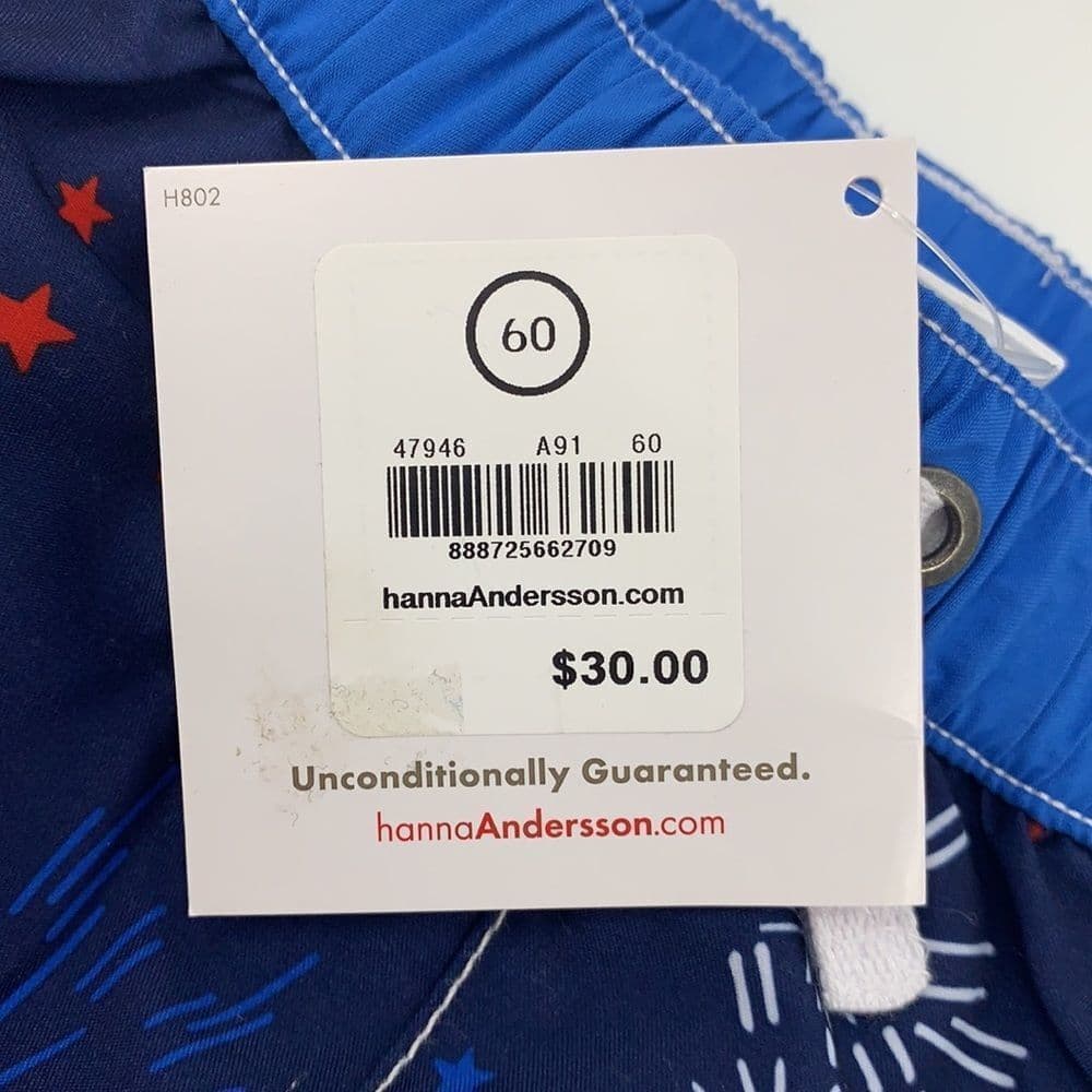 Hanna Andersson Firework Swim Trunks Sz‎ 60 (3-6M) - Thumbnail 4