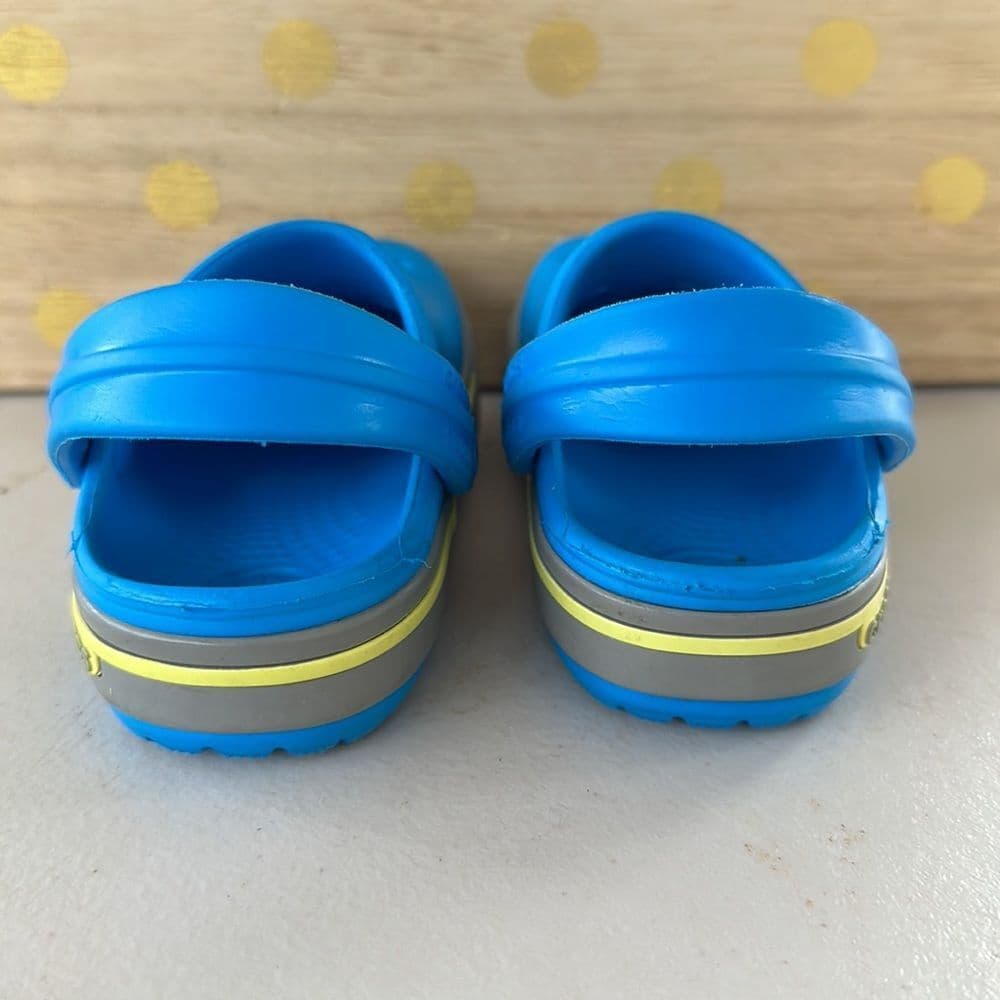 Crocs Blue‎ Sandals Sz 4/5 - Thumbnail 4
