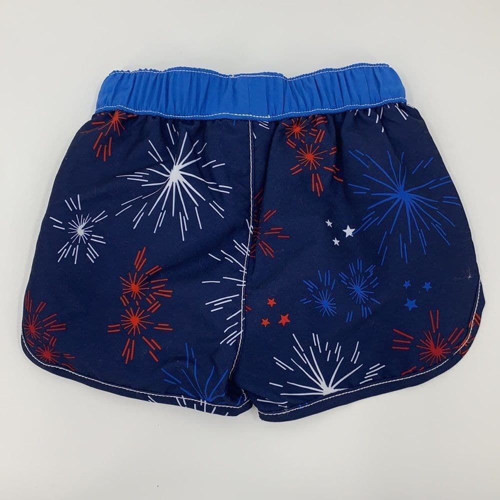 Hanna Andersson Firework Swim Trunks Sz‎ 60 (3-6M) - Thumbnail 2