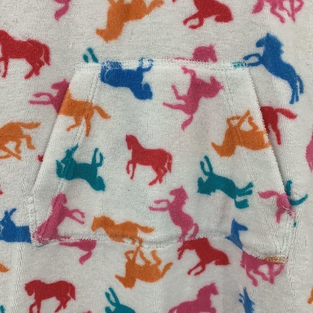 Garnet‎ Hill Unicorn Terrycloth Swim Coverup Sz L - Thumbnail 4