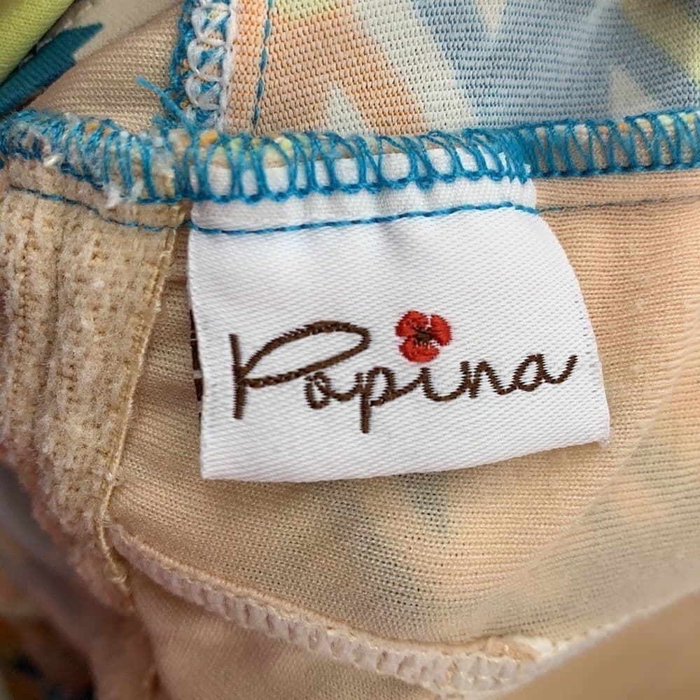 Popina One Piece Swimsuit Vintage Style‎ Sz Med - Thumbnail 6