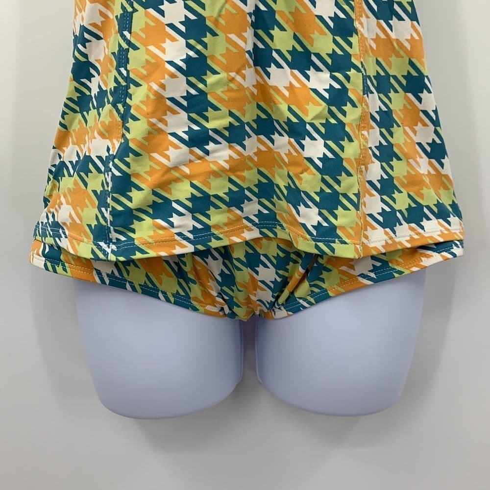 Popina One Piece Swimsuit Vintage Style‎ Sz Med - Thumbnail 3