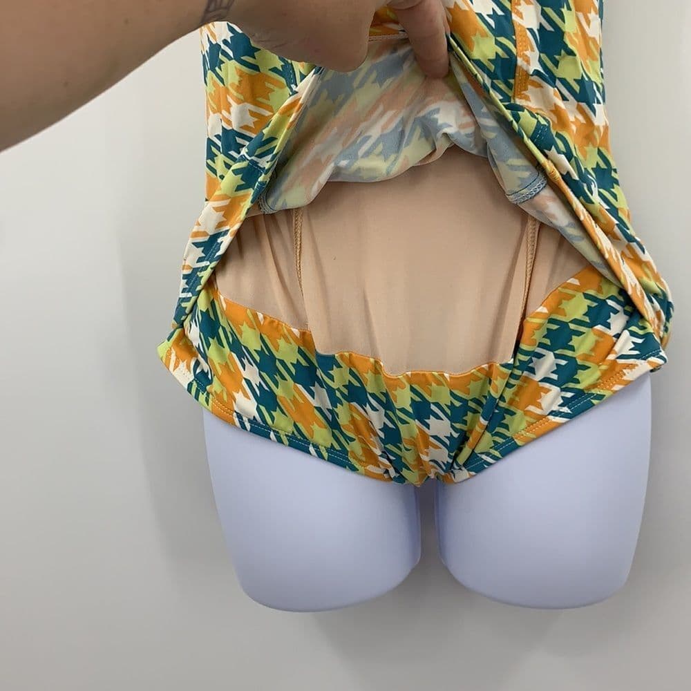 Popina One Piece Swimsuit Vintage Style‎ Sz Med - Thumbnail 4