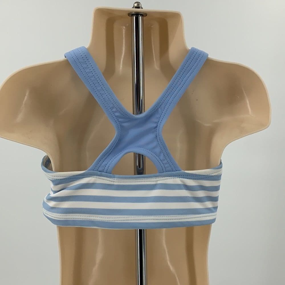 Hanna Andersson Blue/White Striped‎ Bikini Top Sz80 - Thumbnail 2