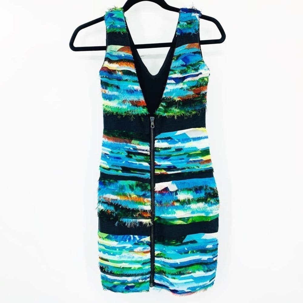 Rag & Bone Harley‎ Frayed Silk Dress Sz S - Thumbnail 5