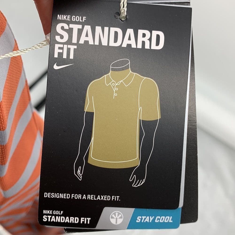 Nike Golf Standard Fit Striped Golf Polo NWT Sz M‎ - Thumbnail 6