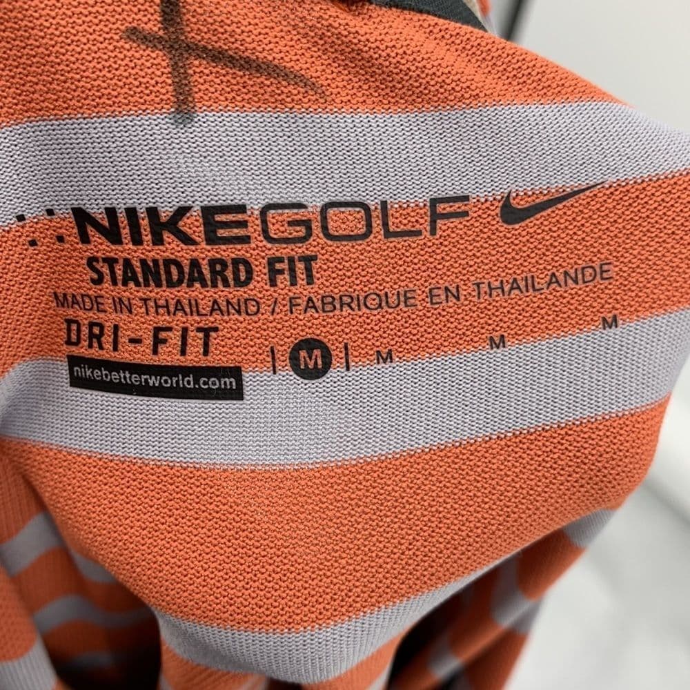 Nike Golf Standard Fit Striped Golf Polo NWT Sz M‎ - Thumbnail 4