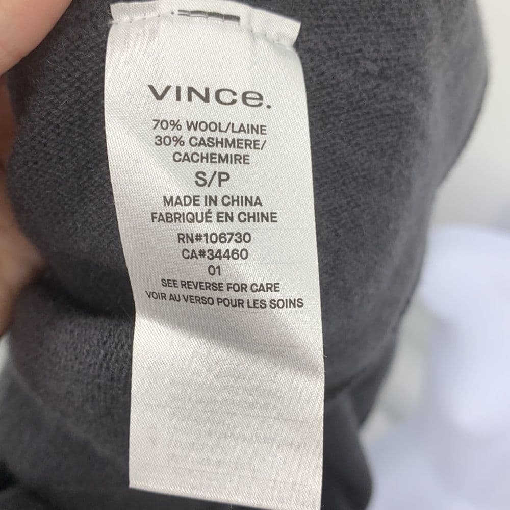 Vince Wool & Cashmere‎ Blend Tunic Sz S - Thumbnail 7