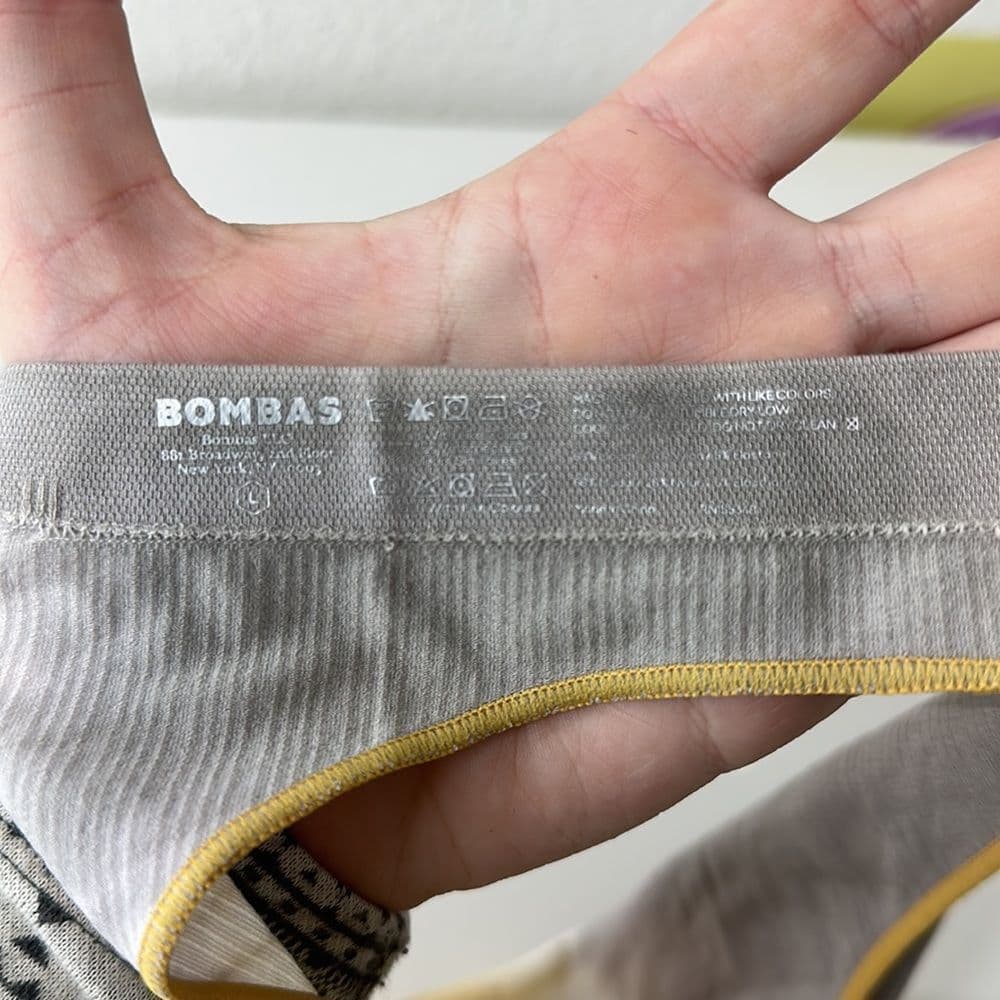 Bombas Tie-Dye Seamless Thong in Golden Clay Sz‎ L - Thumbnail 7
