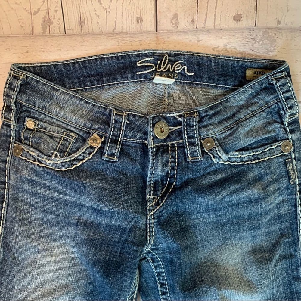 Silver Jeans Aiko Bootcut Jeans Sz‎ 26 - Thumbnail 2