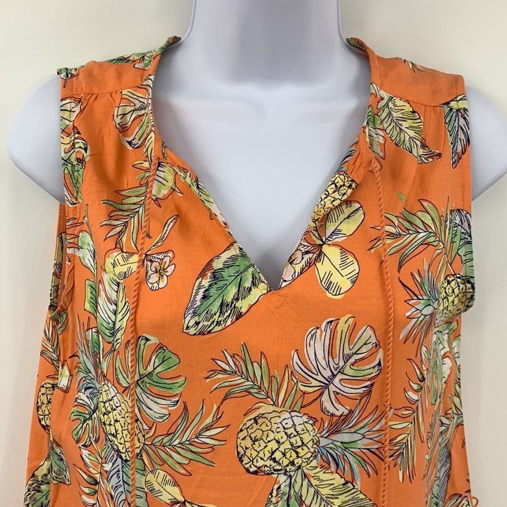 Beachlunchlounge Tropical Pineapple Sheath Dress Sz‎ XS - Thumbnail 2