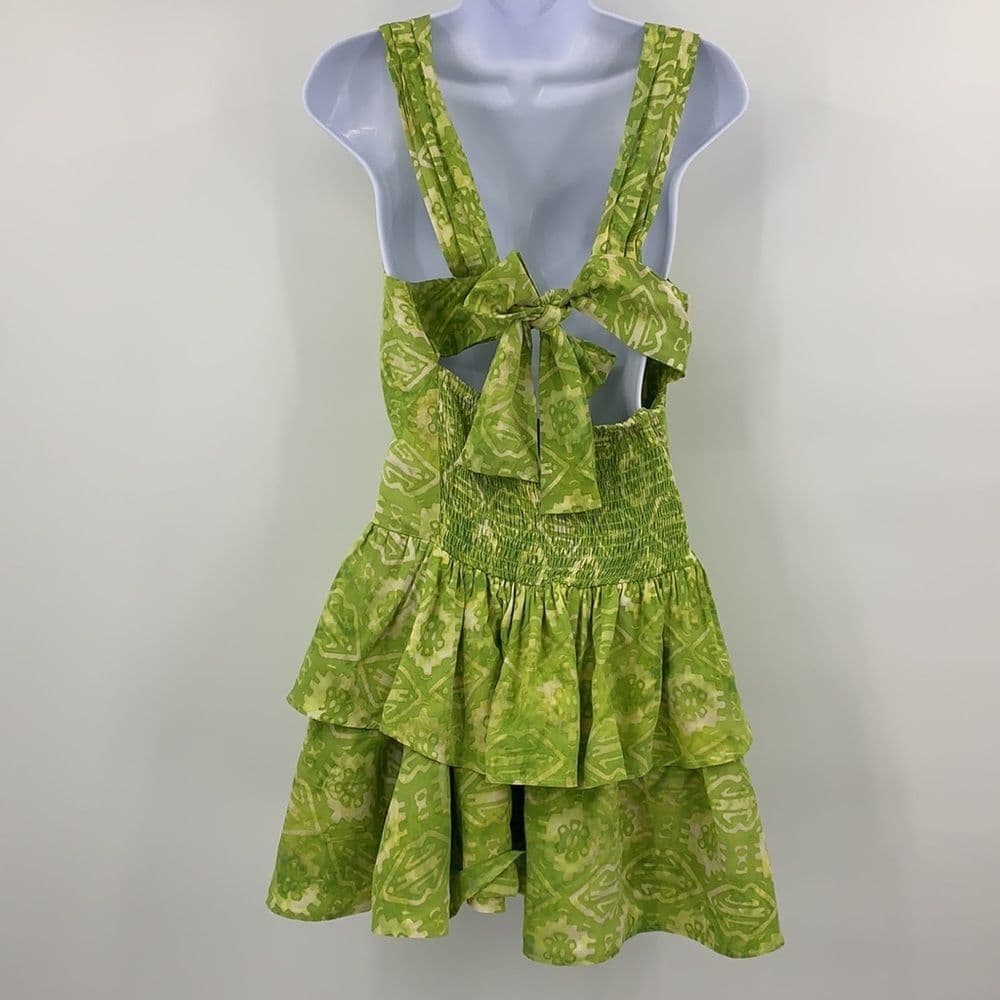 Hi Tide Maui Tiered Ruffle‎ Sun Dress Sz S - Thumbnail 4