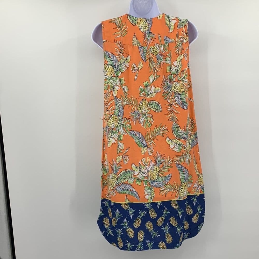 Beachlunchlounge Tropical Pineapple Sheath Dress Sz‎ XS - Thumbnail 3