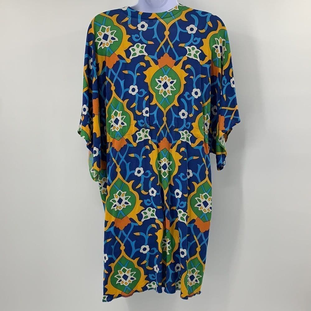 Nieves Lavi Kaftan‎ Swim Cover Up Sz XS - Thumbnail 4