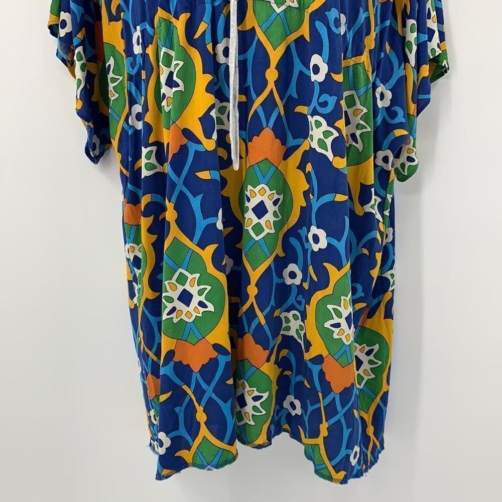 Nieves Lavi Kaftan‎ Swim Cover Up Sz XS - Thumbnail 3