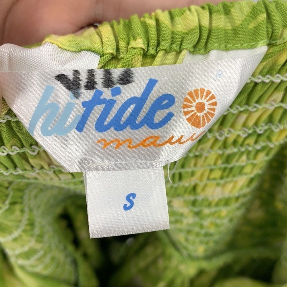 Hi Tide Maui Tiered Ruffle‎ Sun Dress Sz S - Thumbnail 7