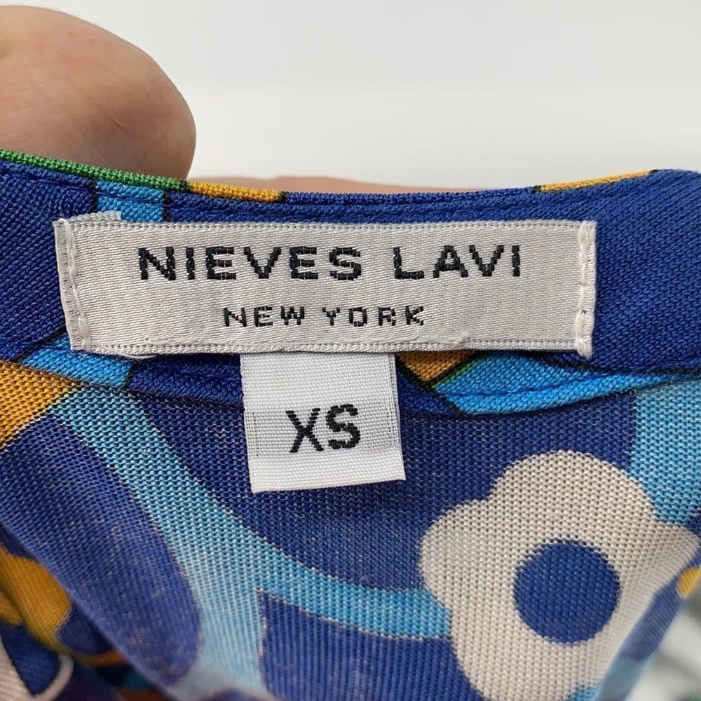 Nieves Lavi Kaftan‎ Swim Cover Up Sz XS - Thumbnail 5