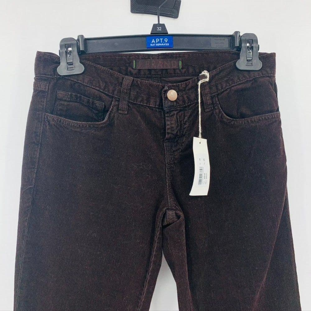 J Brand Brown Corduroy Bell Bottoms NWT Sz 24‎ - Thumbnail 2