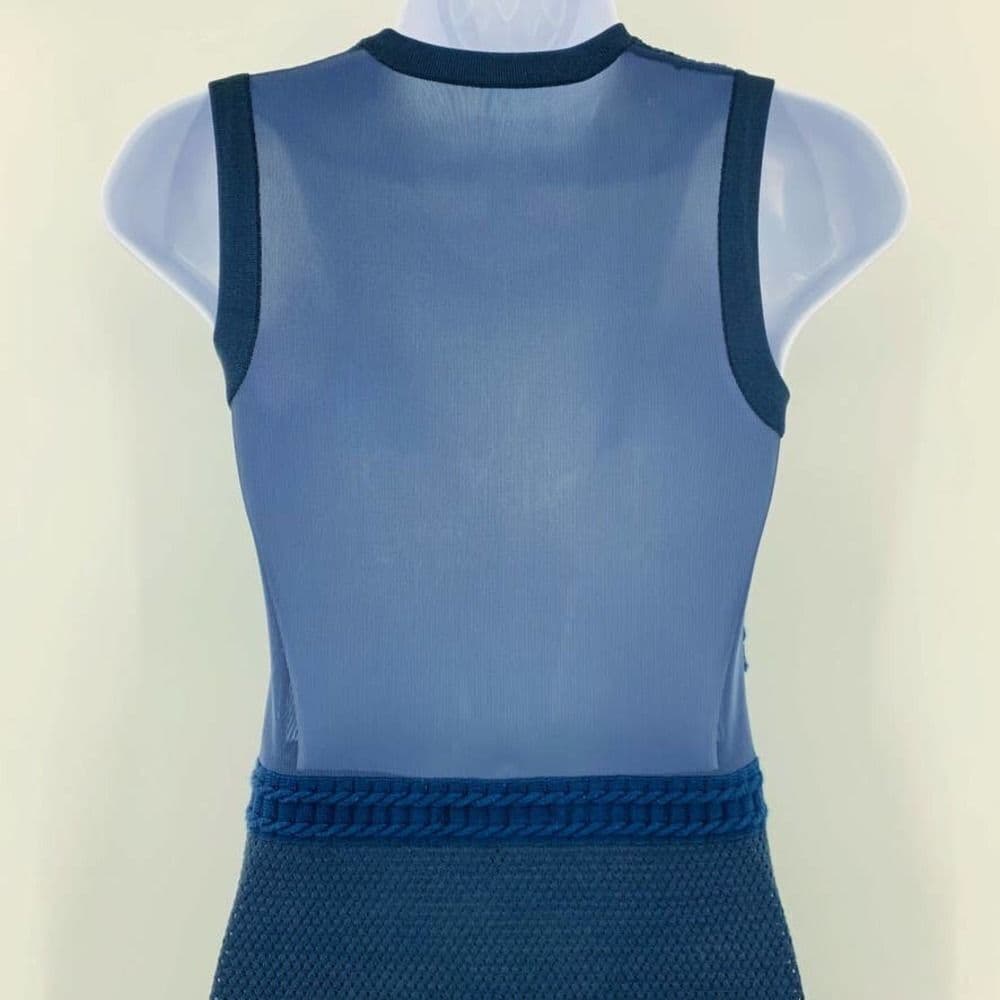Rag & Bone Navy Mesh Dress‎ Sz XS - Thumbnail 6