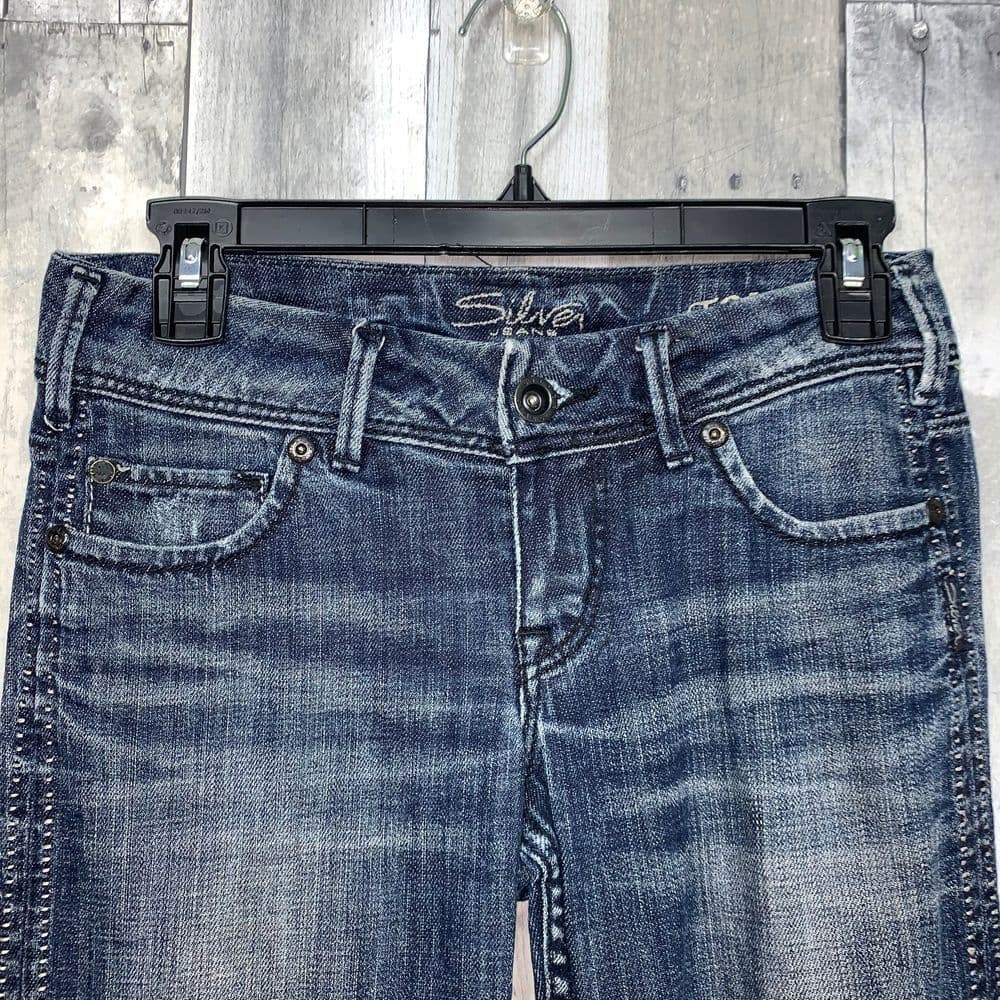 Silver‎ Trinity Jeans Size 26 - Thumbnail 4