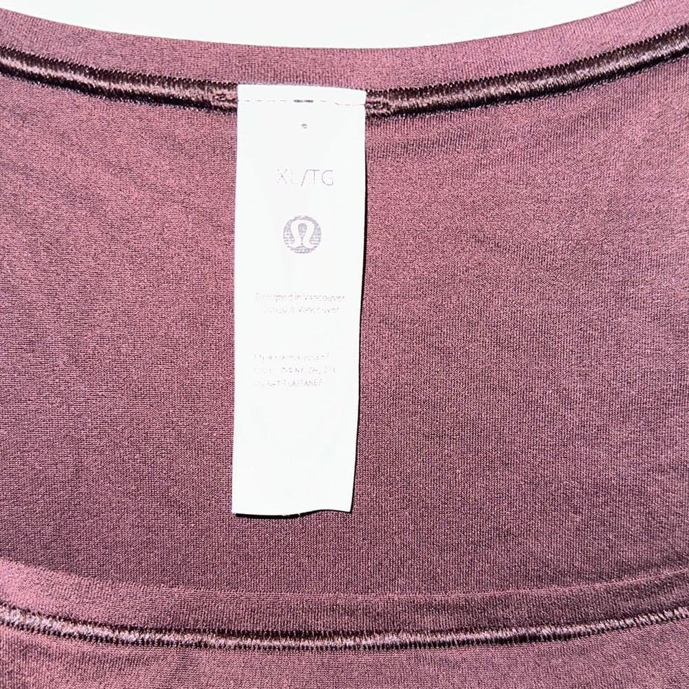Lululemon Nulu Square Neck‎ Sleeveless Bodysuit in French Press NWT Sz XL - Thumbnail 3