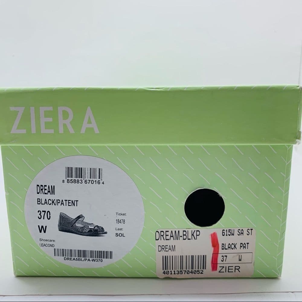 Ziera Black Sandal Comfort Shoe Sz‎ 37 - Thumbnail 11