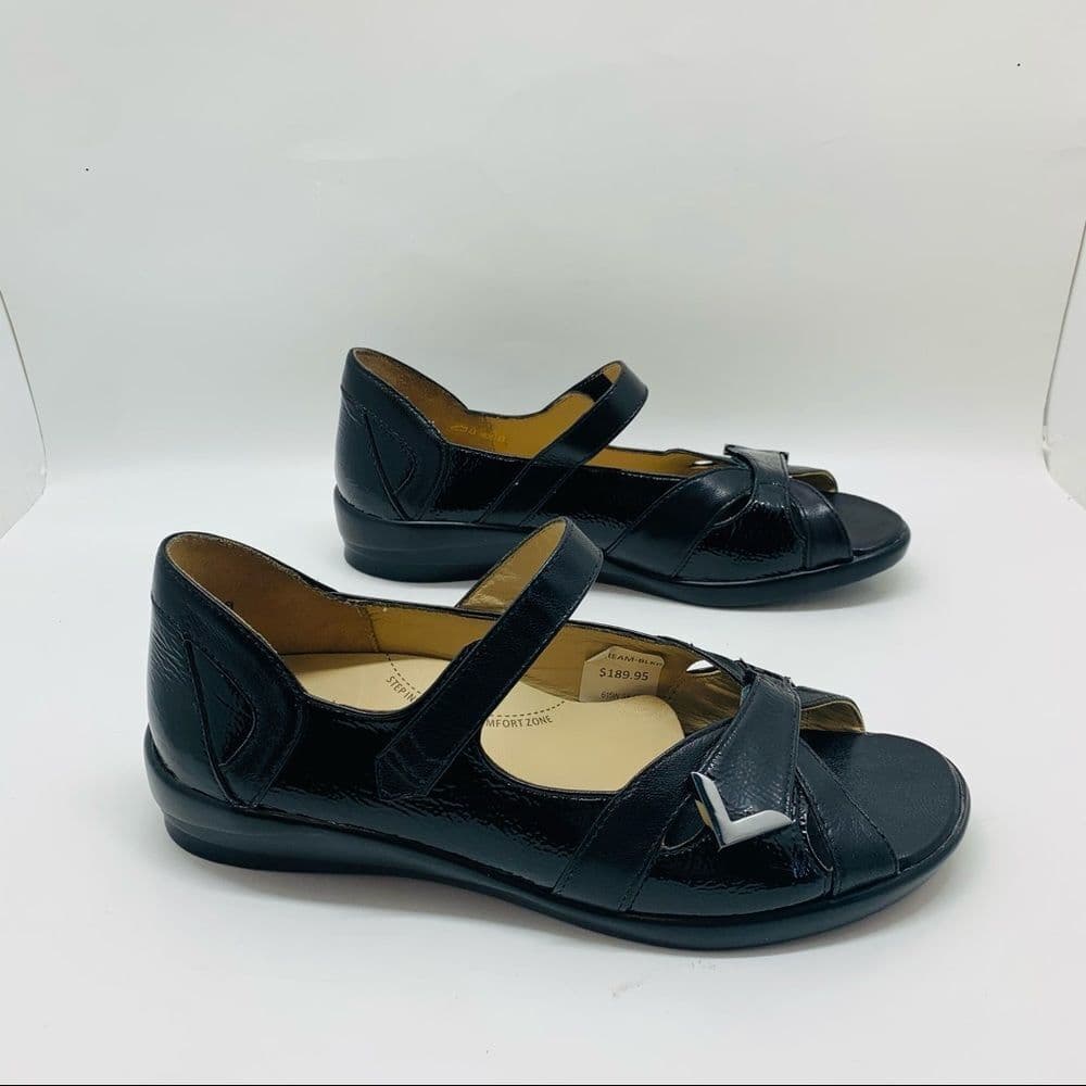 Ziera Black Sandal Comfort Shoe Sz‎ 37 - Thumbnail 3