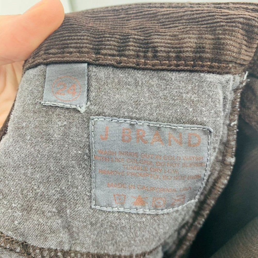 J Brand Brown Corduroy Bell Bottoms NWT Sz 24‎ - Thumbnail 9