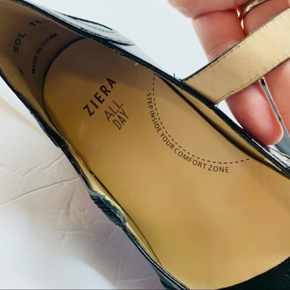 Ziera Black Sandal Comfort Shoe Sz‎ 37 - Thumbnail 9