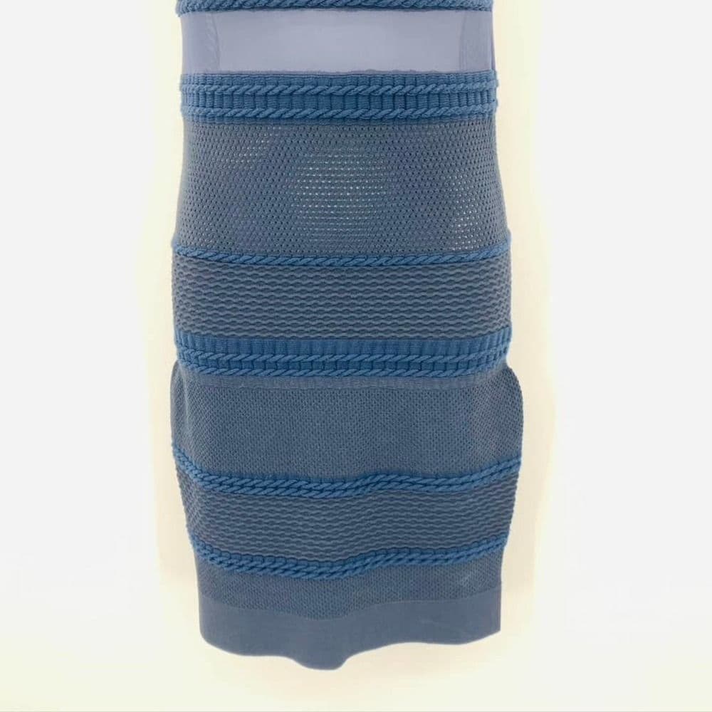 Rag & Bone Navy Mesh Dress‎ Sz XS - Thumbnail 4