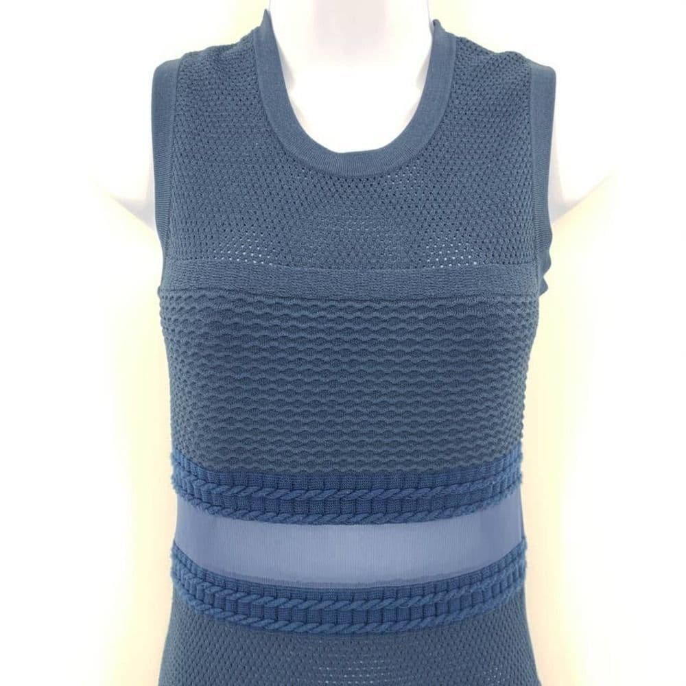 Rag & Bone Navy Mesh Dress‎ Sz XS - Thumbnail 3