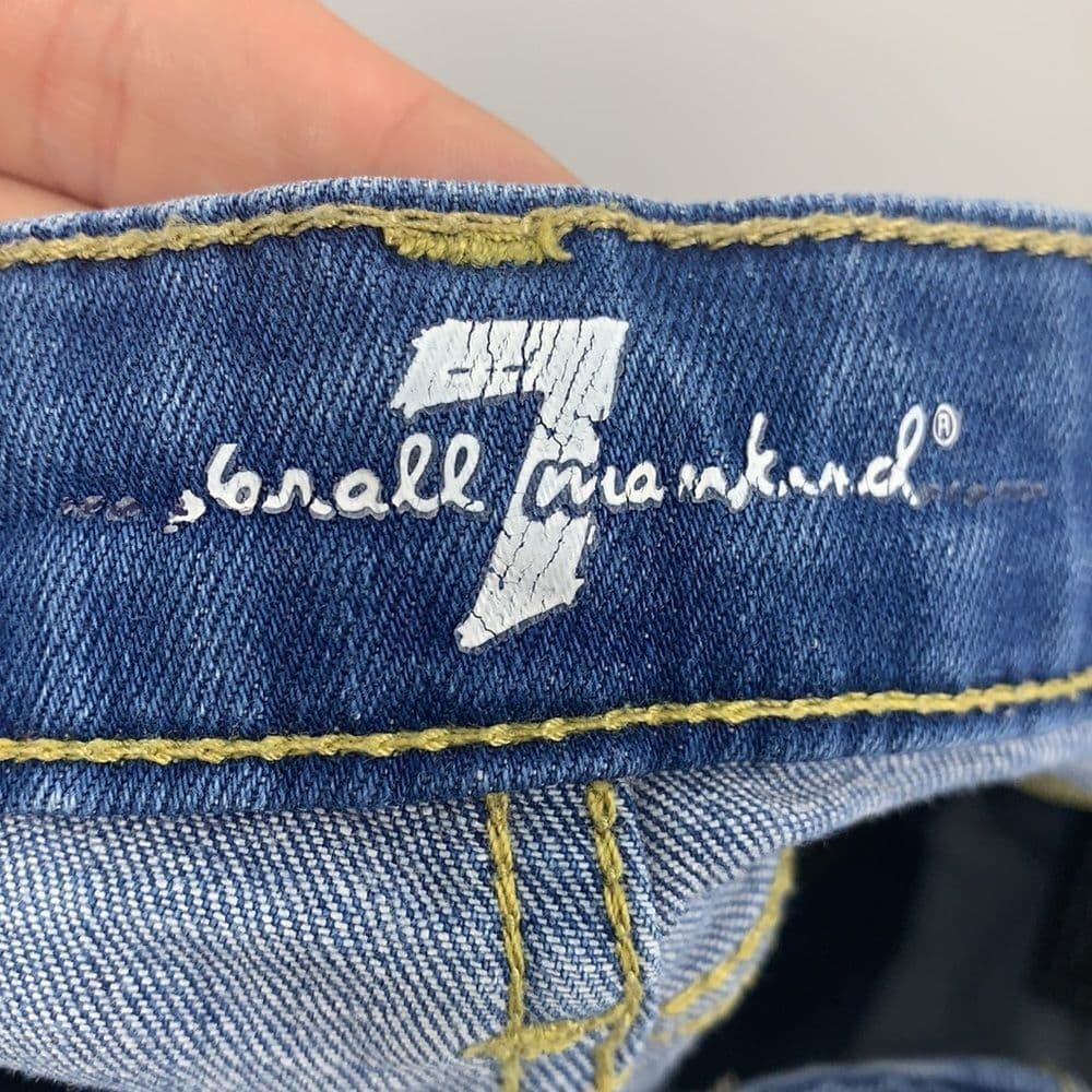 7 For All Mankind Girls The Skinny Jeans Sz 7‎ - Thumbnail 6